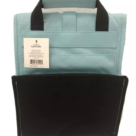 Office Depot Insulated Lunch Tote with Buckle NWT - Picture 3 of 6
